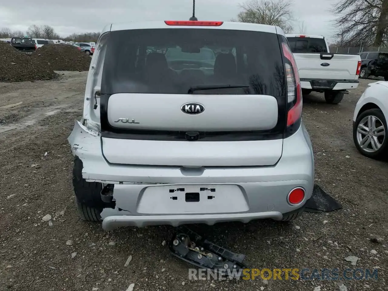 6 Photograph of a damaged car KNDJP3A51K7678360 KIA SOUL 2019