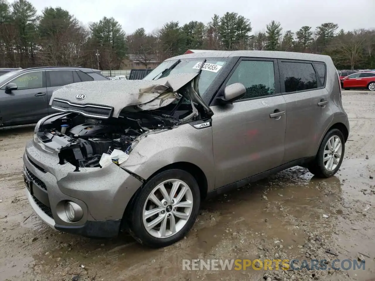 1 Photograph of a damaged car KNDJP3A52K7673507 KIA SOUL 2019