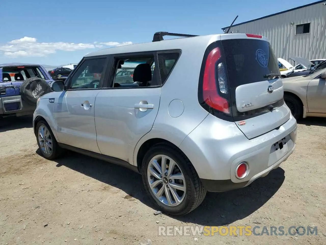 2 Photograph of a damaged car KNDJP3A52K7693790 KIA SOUL 2019