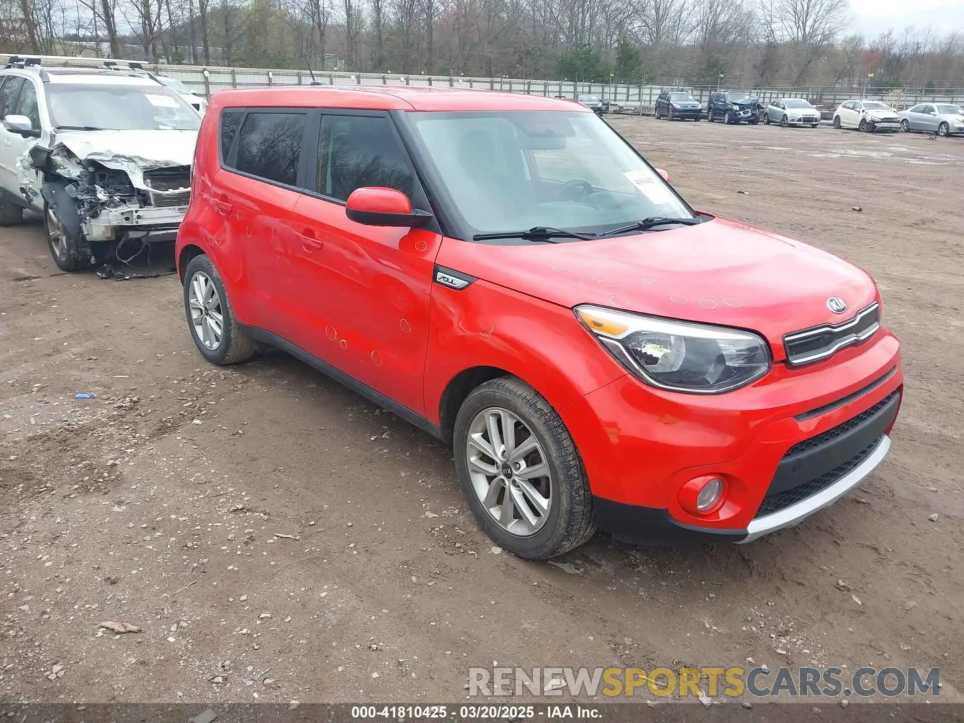 1 Photograph of a damaged car KNDJP3A53K7014657 KIA SOUL 2019