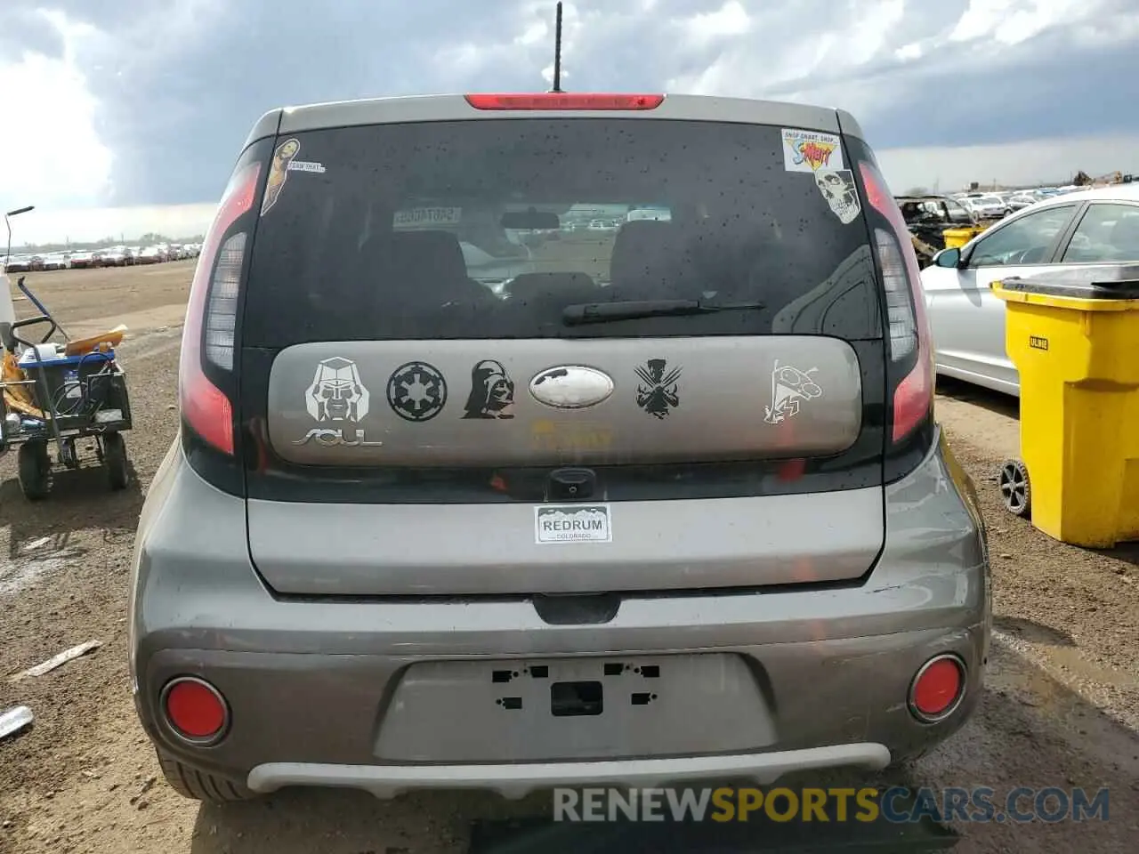 6 Photograph of a damaged car KNDJP3A53K7668719 KIA SOUL 2019