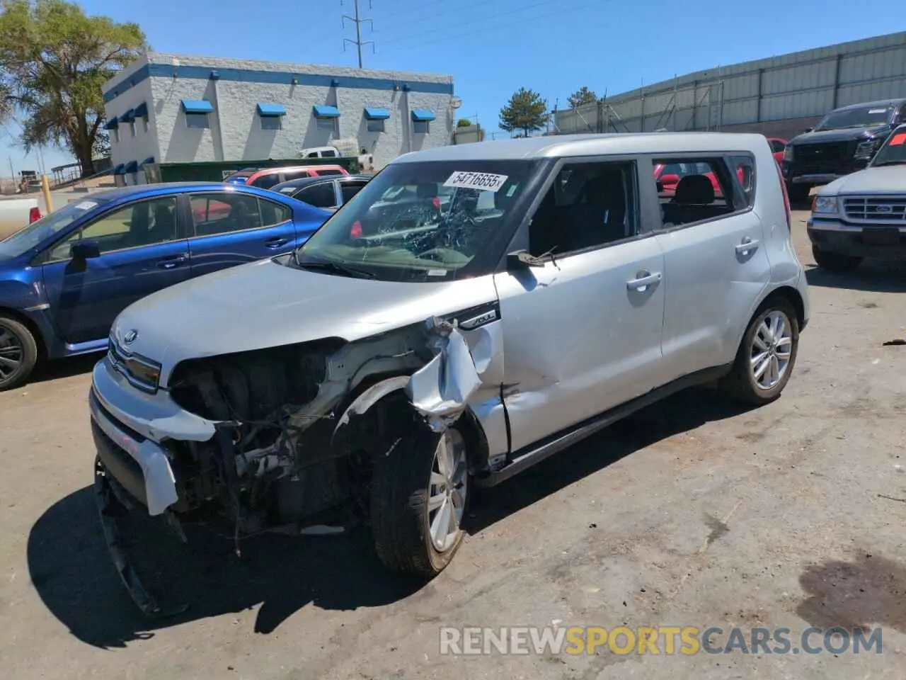 1 Photograph of a damaged car KNDJP3A54K7005529 KIA SOUL 2019