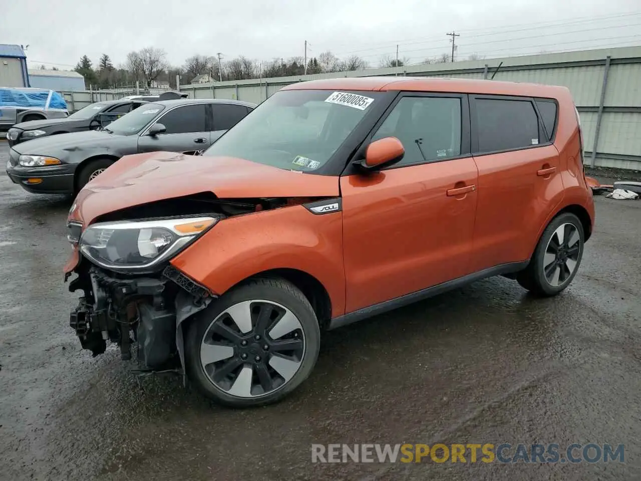 1 Photograph of a damaged car KNDJP3A54K7634319 KIA SOUL 2019