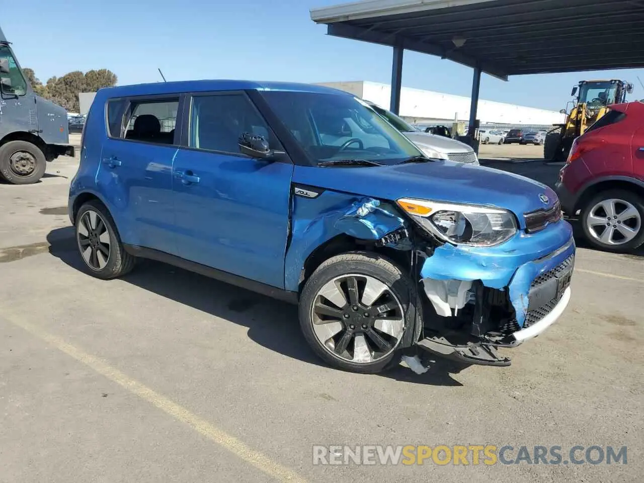 4 Photograph of a damaged car KNDJP3A55K7645099 KIA SOUL 2019