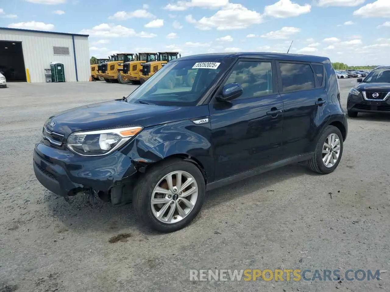 1 Photograph of a damaged car KNDJP3A55K7690687 KIA SOUL 2019