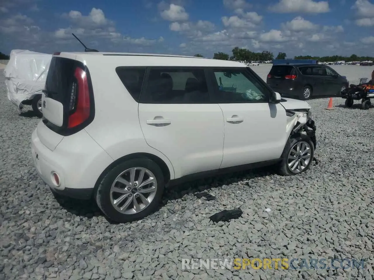 3 Photograph of a damaged car KNDJP3A55K7915772 KIA SOUL 2019