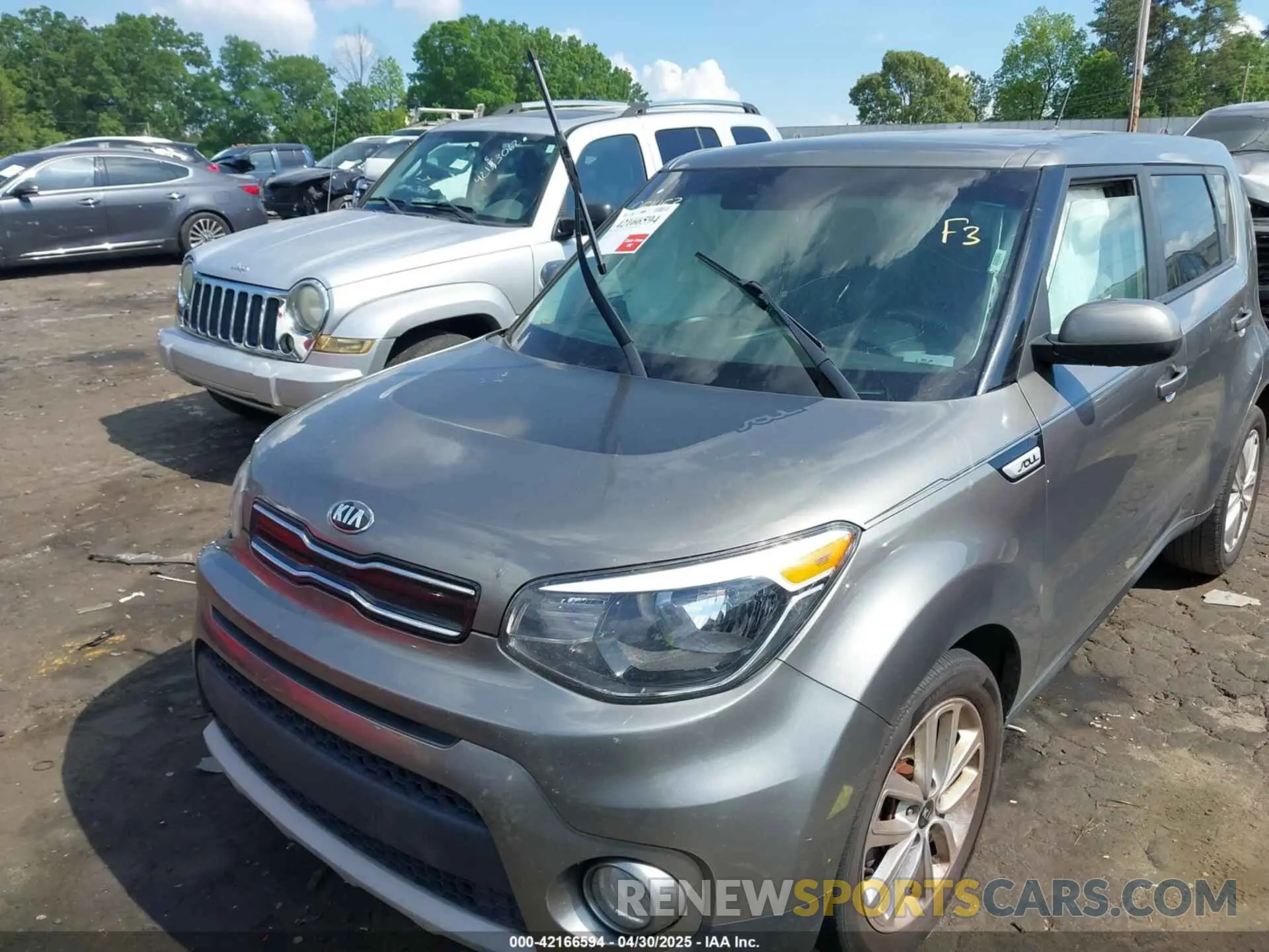 2 Photograph of a damaged car KNDJP3A56K7019870 KIA SOUL 2019