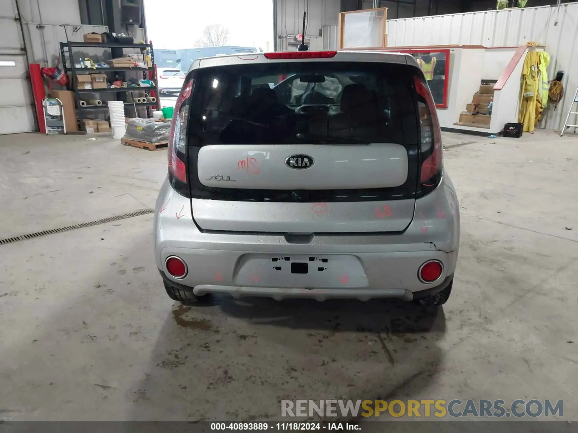16 Photograph of a damaged car KNDJP3A56K7698796 KIA SOUL 2019