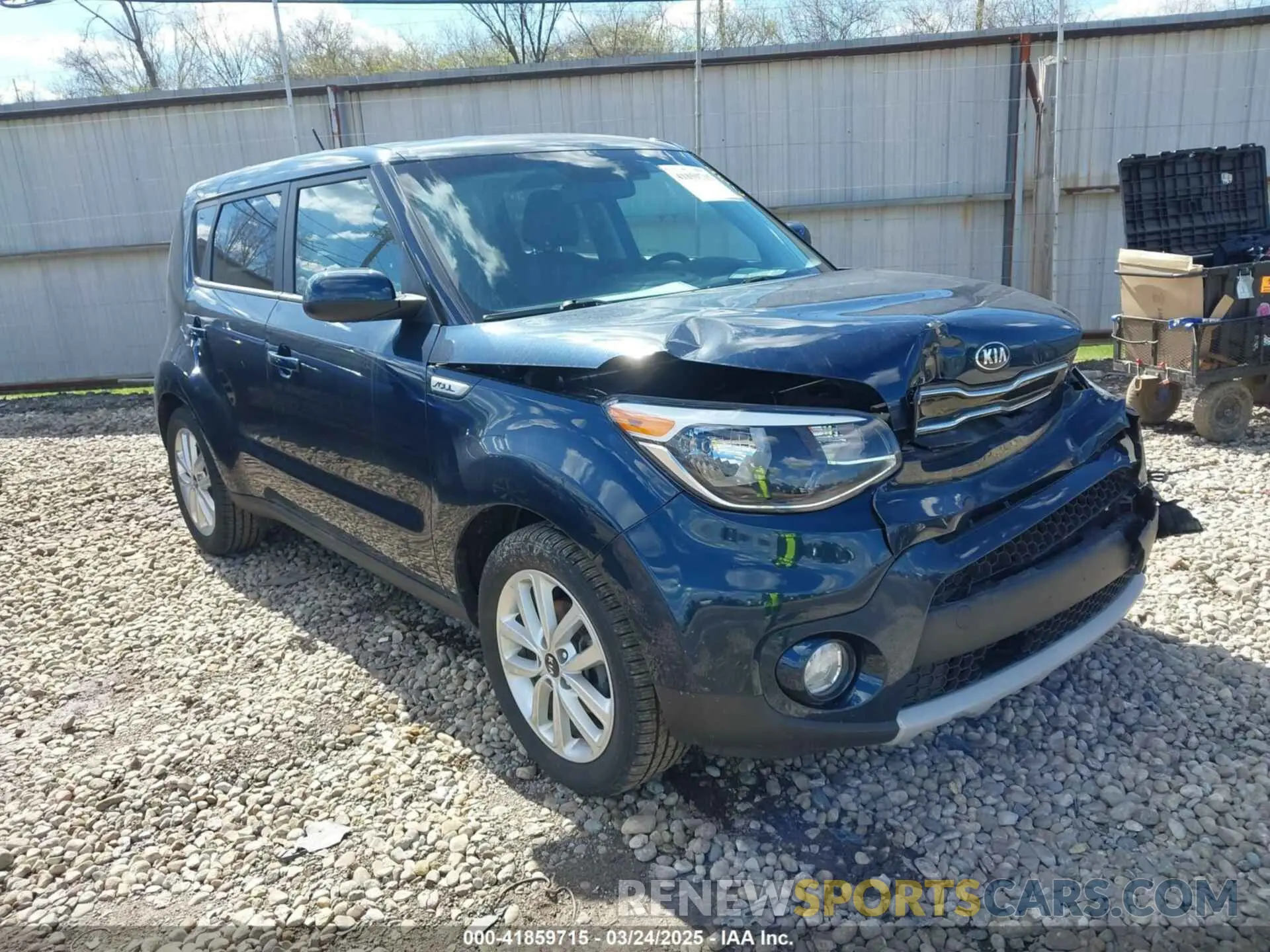 1 Photograph of a damaged car KNDJP3A57K7025855 KIA SOUL 2019