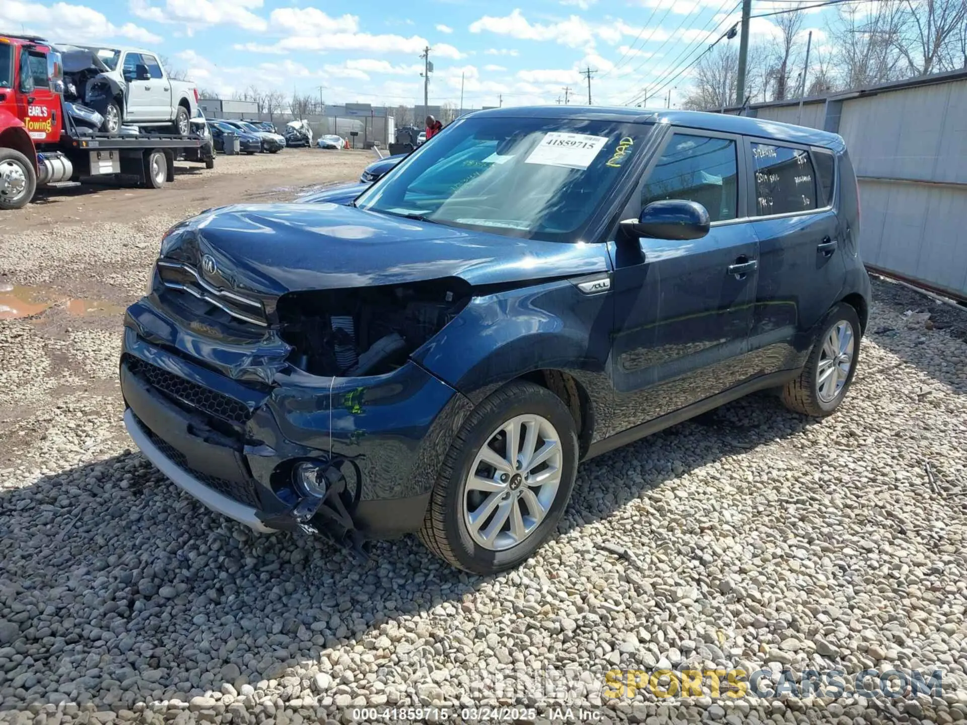 2 Photograph of a damaged car KNDJP3A57K7025855 KIA SOUL 2019