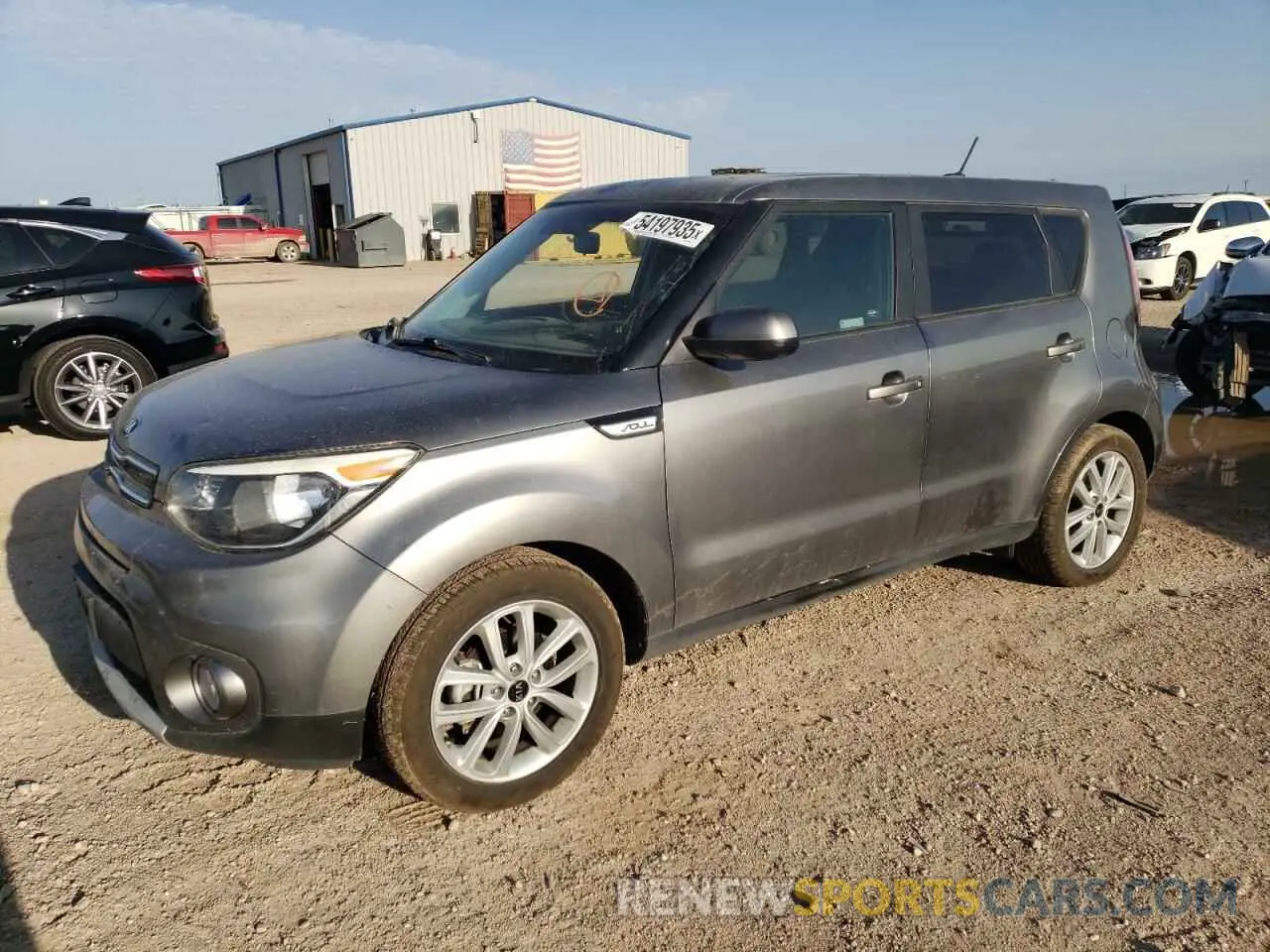 1 Photograph of a damaged car KNDJP3A58K7667646 KIA SOUL 2019