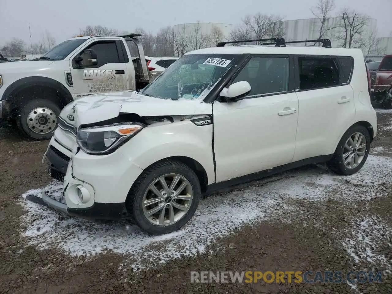 1 Photograph of a damaged car KNDJP3A59K7015263 KIA SOUL 2019