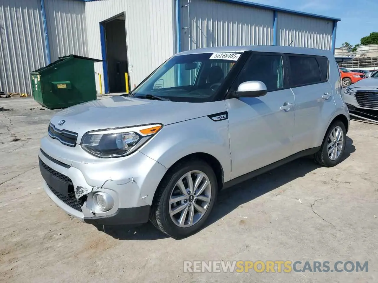 1 Photograph of a damaged car KNDJP3A5XK7677319 KIA SOUL 2019