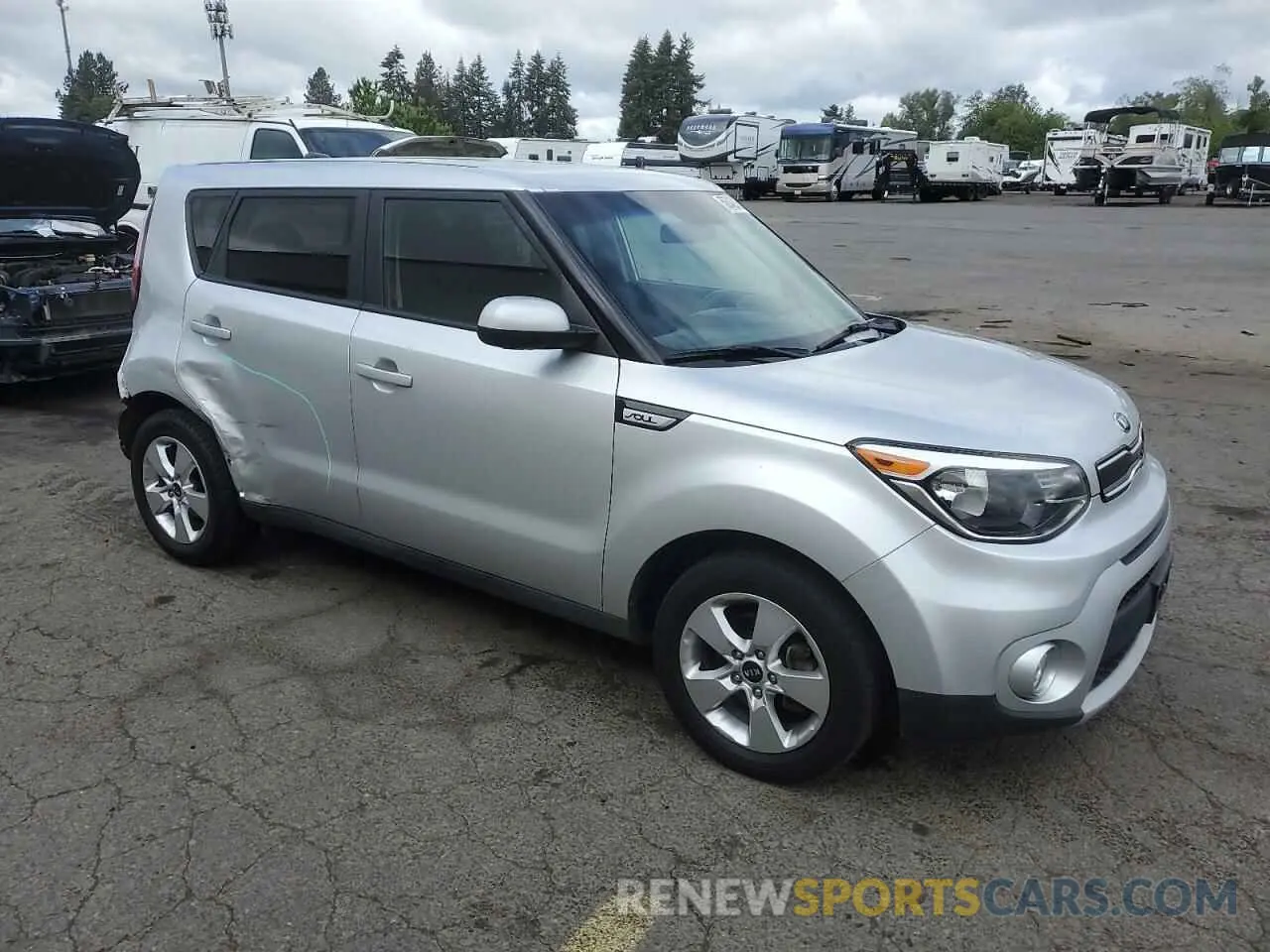 4 Photograph of a damaged car KNDJP3A5XK7698039 KIA SOUL 2019