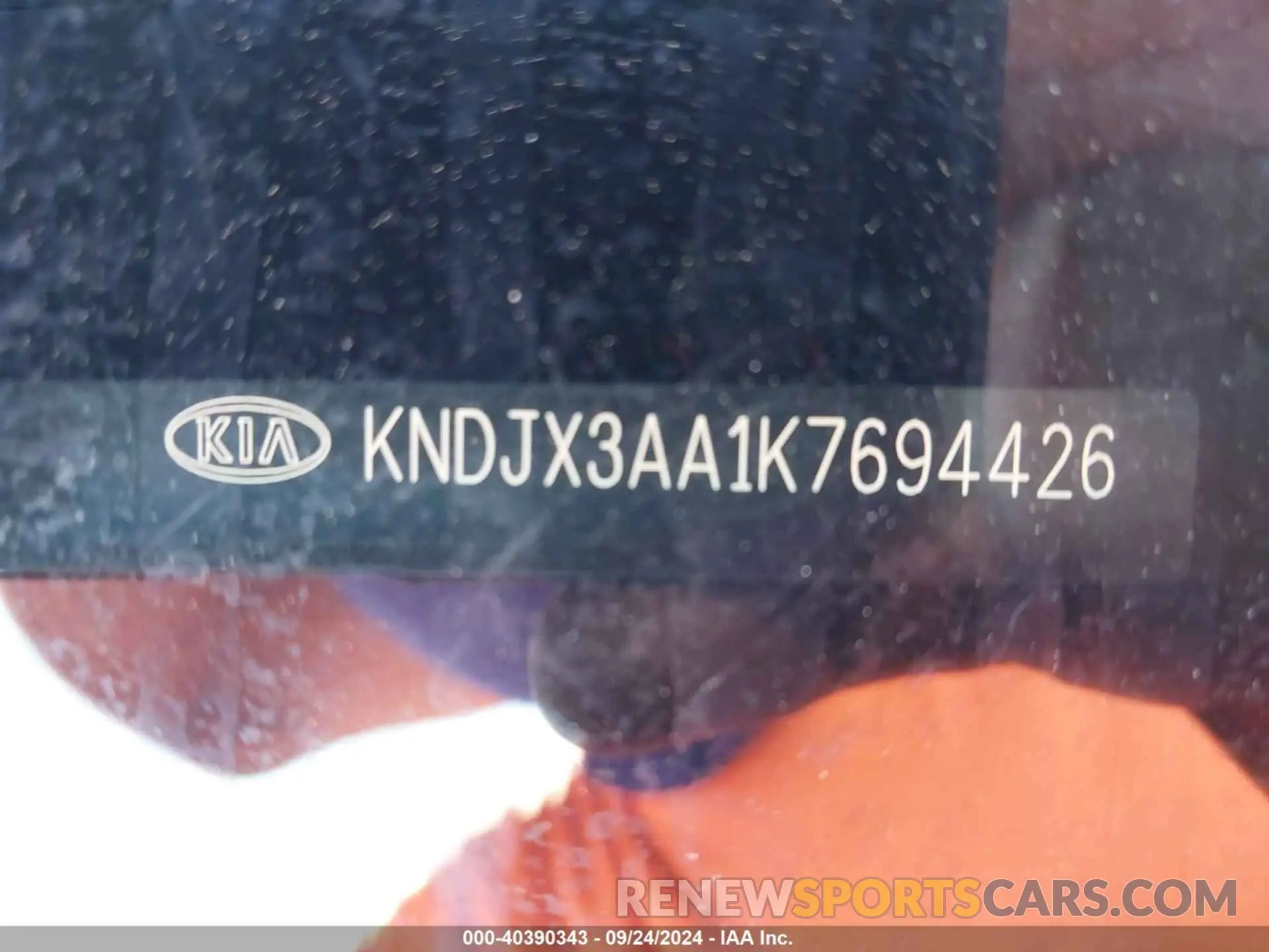 9 Photograph of a damaged car KNDJX3AA1K7694426 KIA SOUL 2019