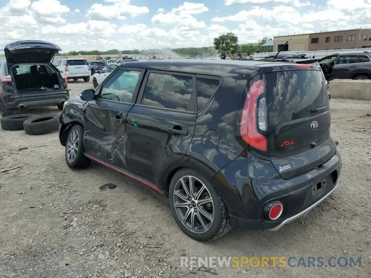 2 Photograph of a damaged car KNDJX3AA5K7656181 KIA SOUL 2019