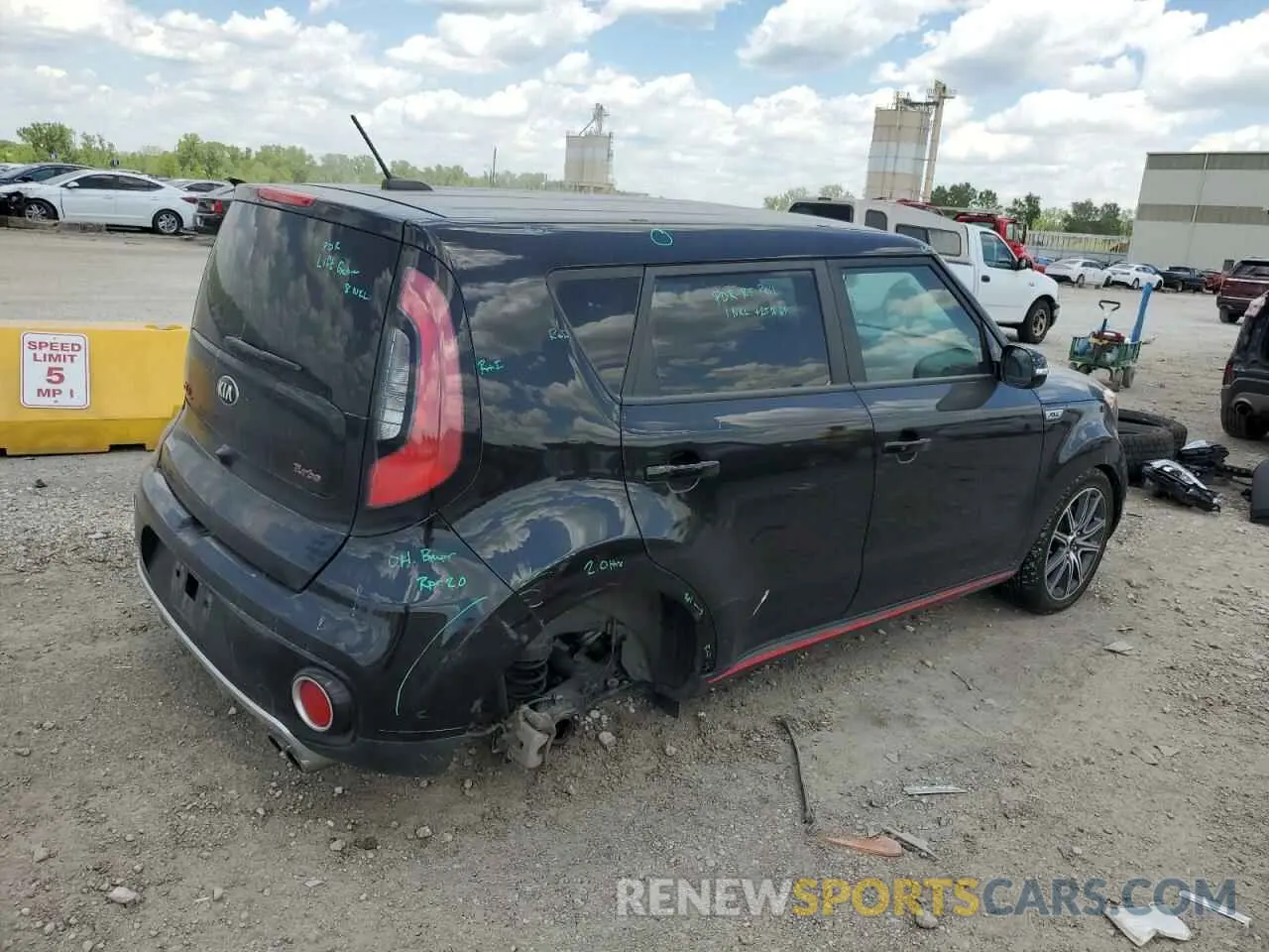 3 Photograph of a damaged car KNDJX3AA5K7656181 KIA SOUL 2019