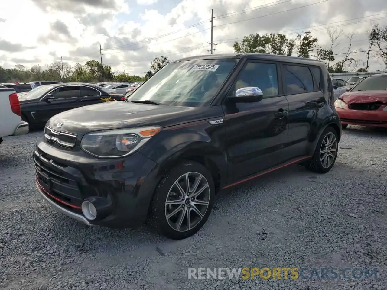 1 Photograph of a damaged car KNDJX3AA9K7674425 KIA SOUL 2019
