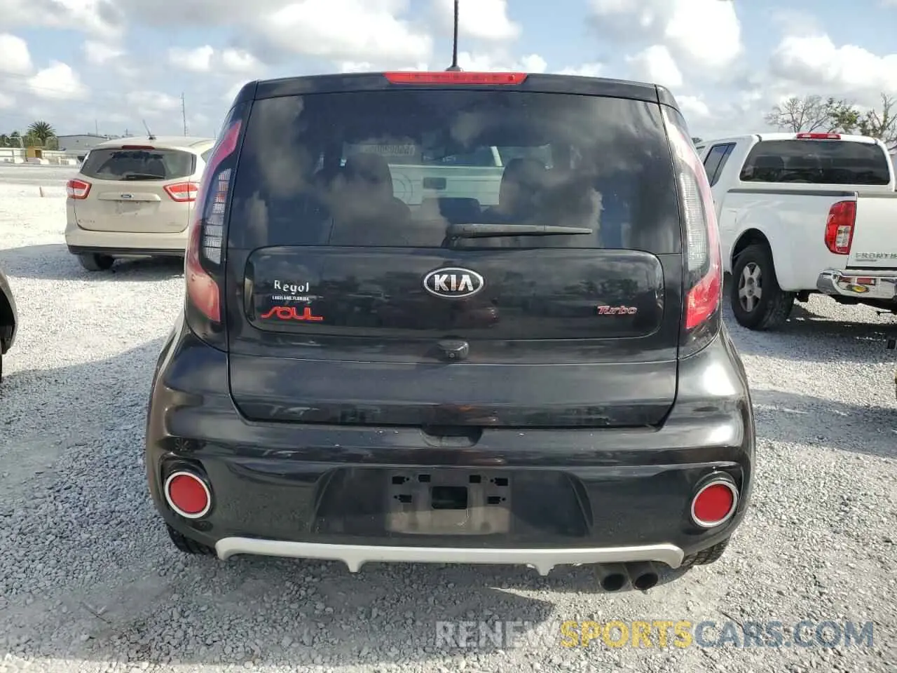 6 Photograph of a damaged car KNDJX3AA9K7674425 KIA SOUL 2019