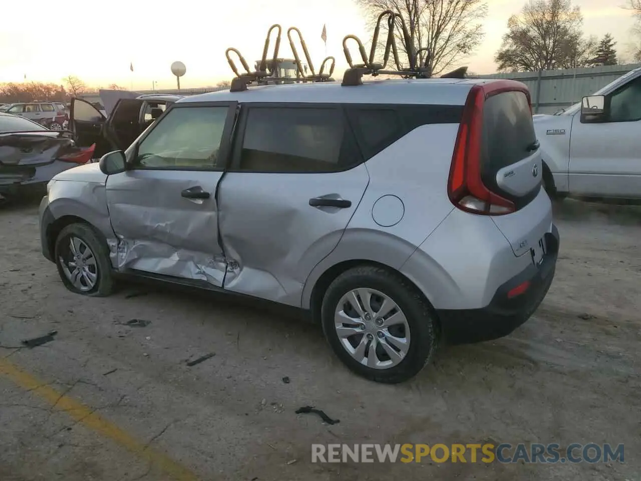 2 Photograph of a damaged car KNDJ22AUXL7091544 KIA SOUL 2020