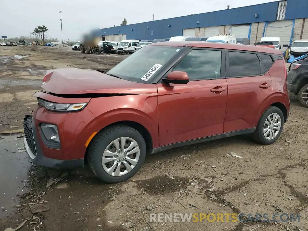 1 Photograph of a damaged car KNDJ23AU0L7051883 KIA SOUL 2020