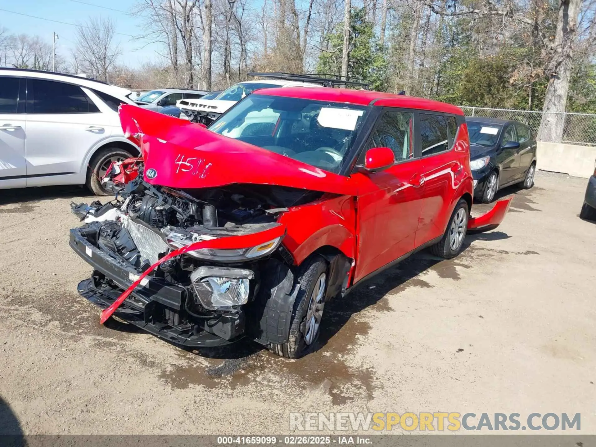 2 Photograph of a damaged car KNDJ23AU0L7054511 KIA SOUL 2020