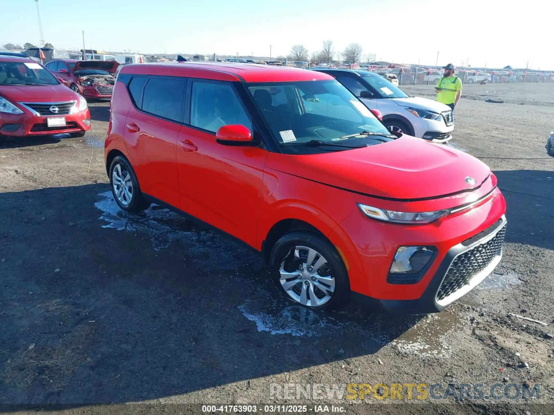 1 Photograph of a damaged car KNDJ23AU0L7731489 KIA SOUL 2020
