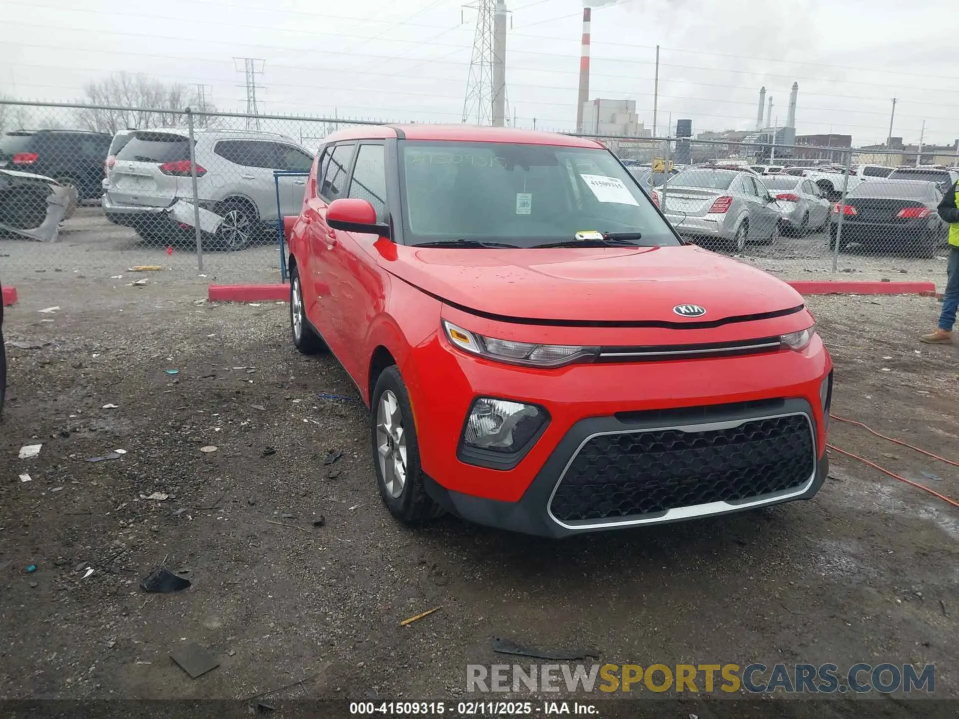 1 Photograph of a damaged car KNDJ23AU0L7731797 KIA SOUL 2020