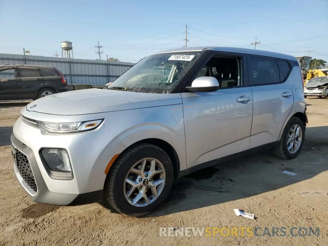 1 Photograph of a damaged car KNDJ23AU1L7021632 KIA SOUL 2020