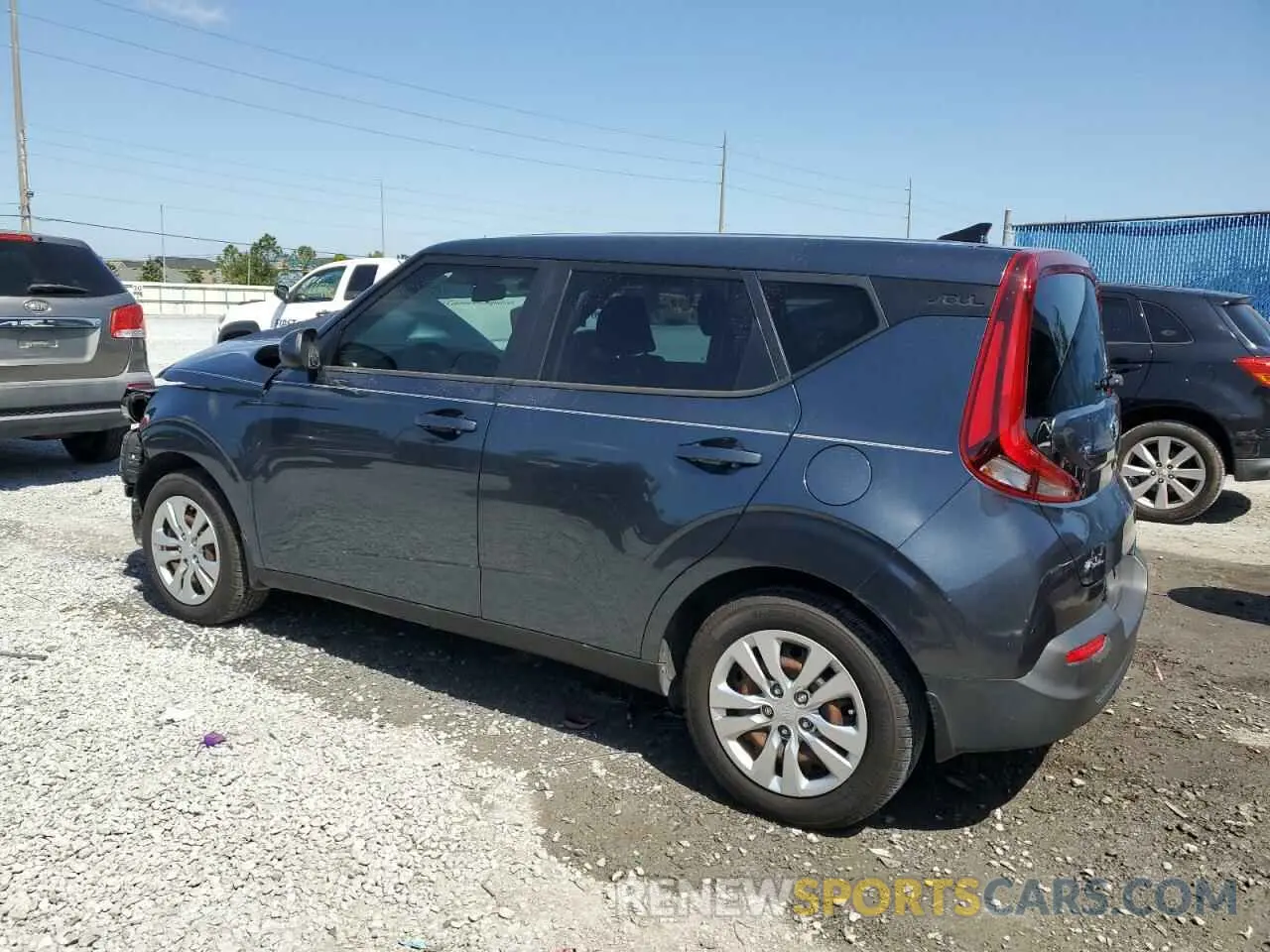2 Photograph of a damaged car KNDJ23AU1L7038608 KIA SOUL 2020