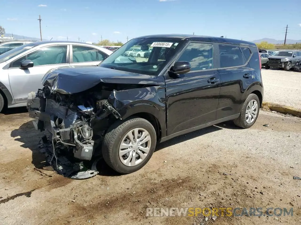 1 Photograph of a damaged car KNDJ23AU1L7062780 KIA SOUL 2020