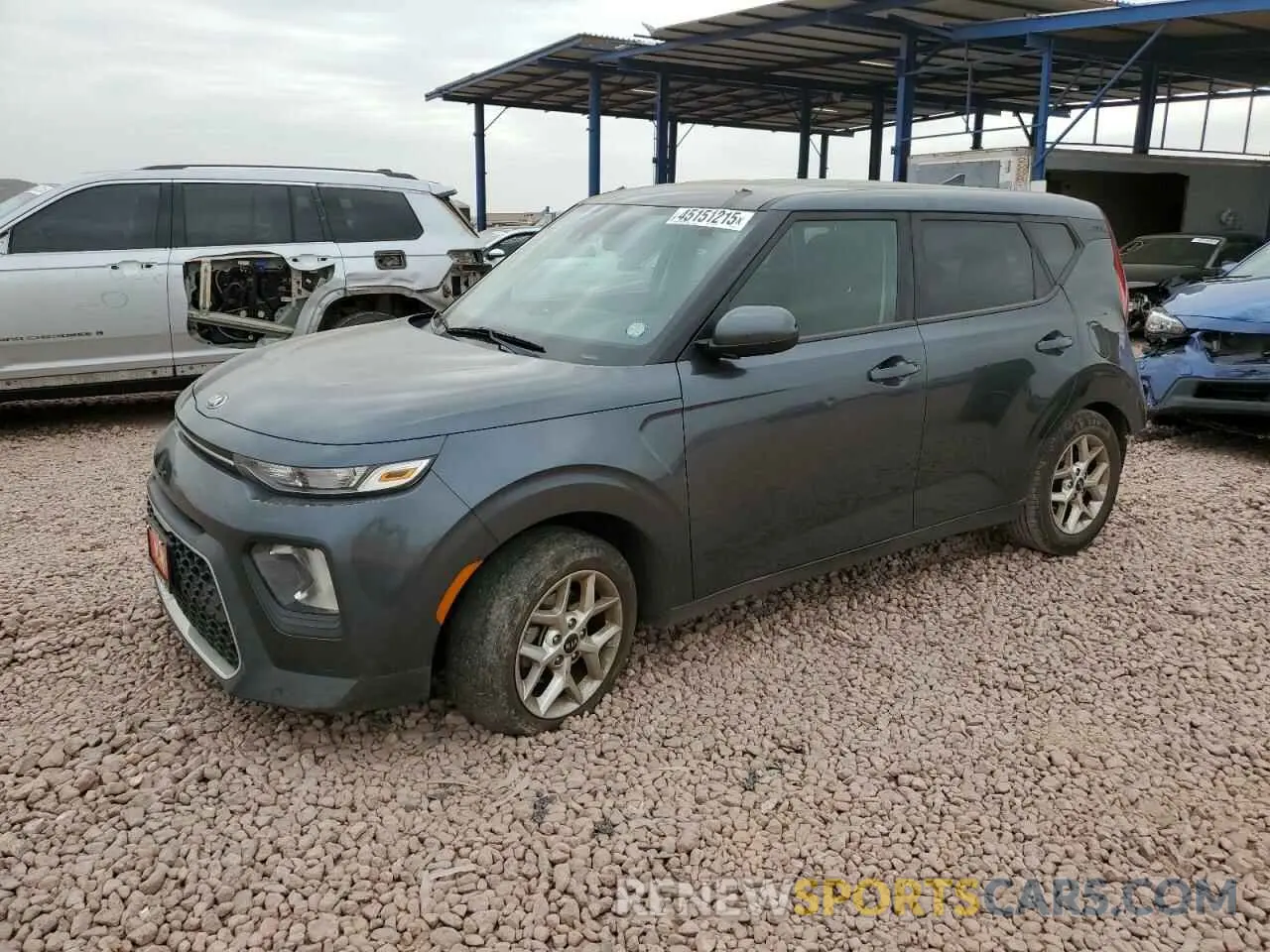 1 Photograph of a damaged car KNDJ23AU1L7064092 KIA SOUL 2020