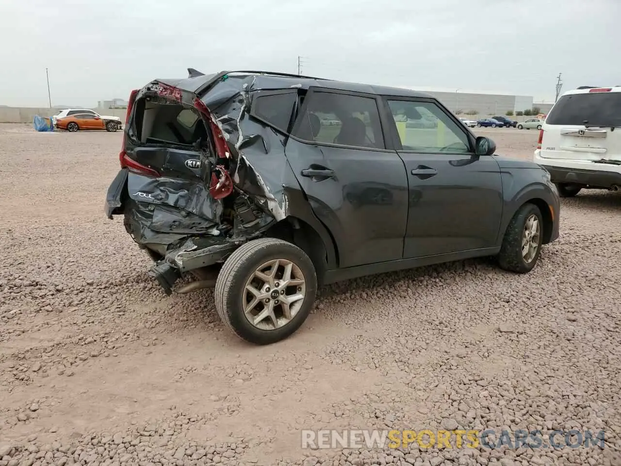 3 Photograph of a damaged car KNDJ23AU1L7064092 KIA SOUL 2020