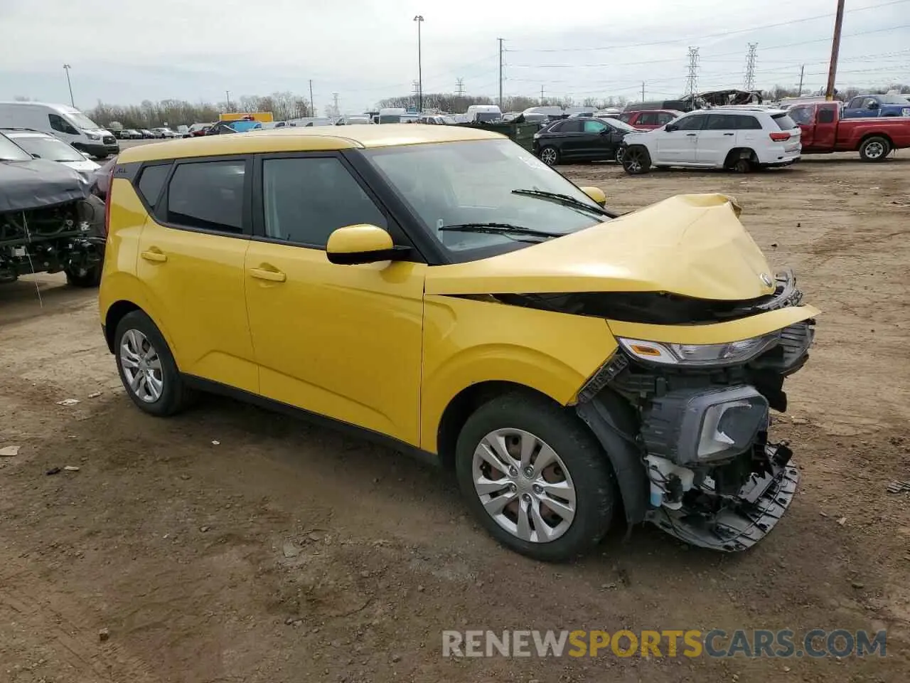 4 Photograph of a damaged car KNDJ23AU1L7100931 KIA SOUL 2020
