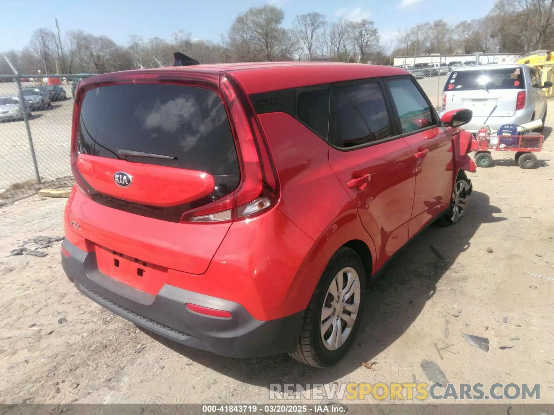 4 Photograph of a damaged car KNDJ23AU1L7700414 KIA SOUL 2020