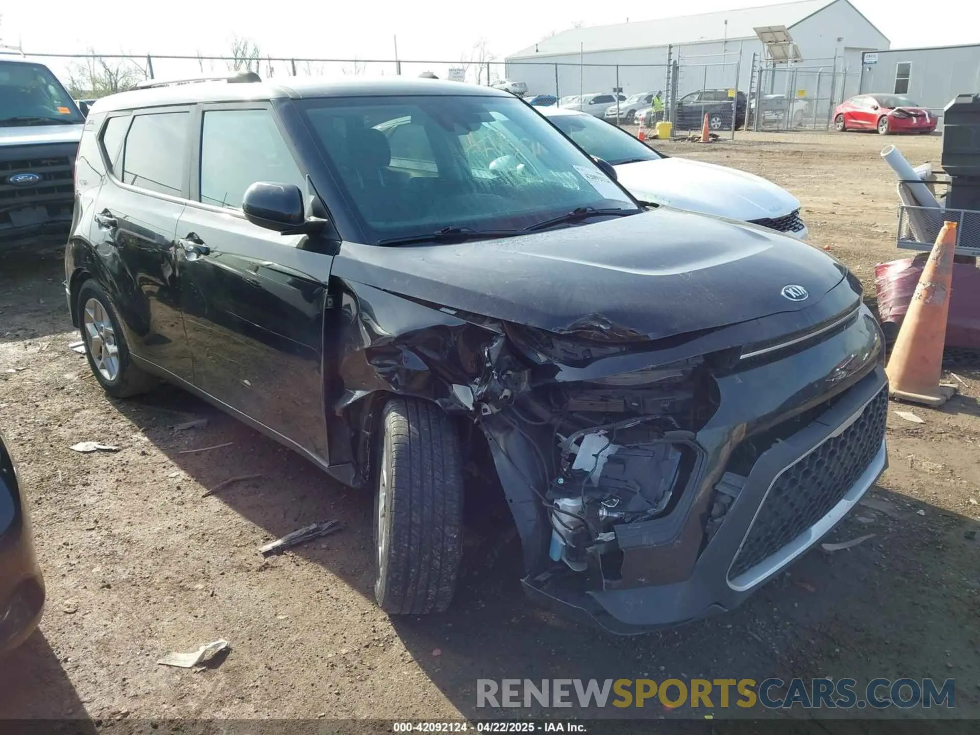 1 Photograph of a damaged car KNDJ23AU1L7708903 KIA SOUL 2020