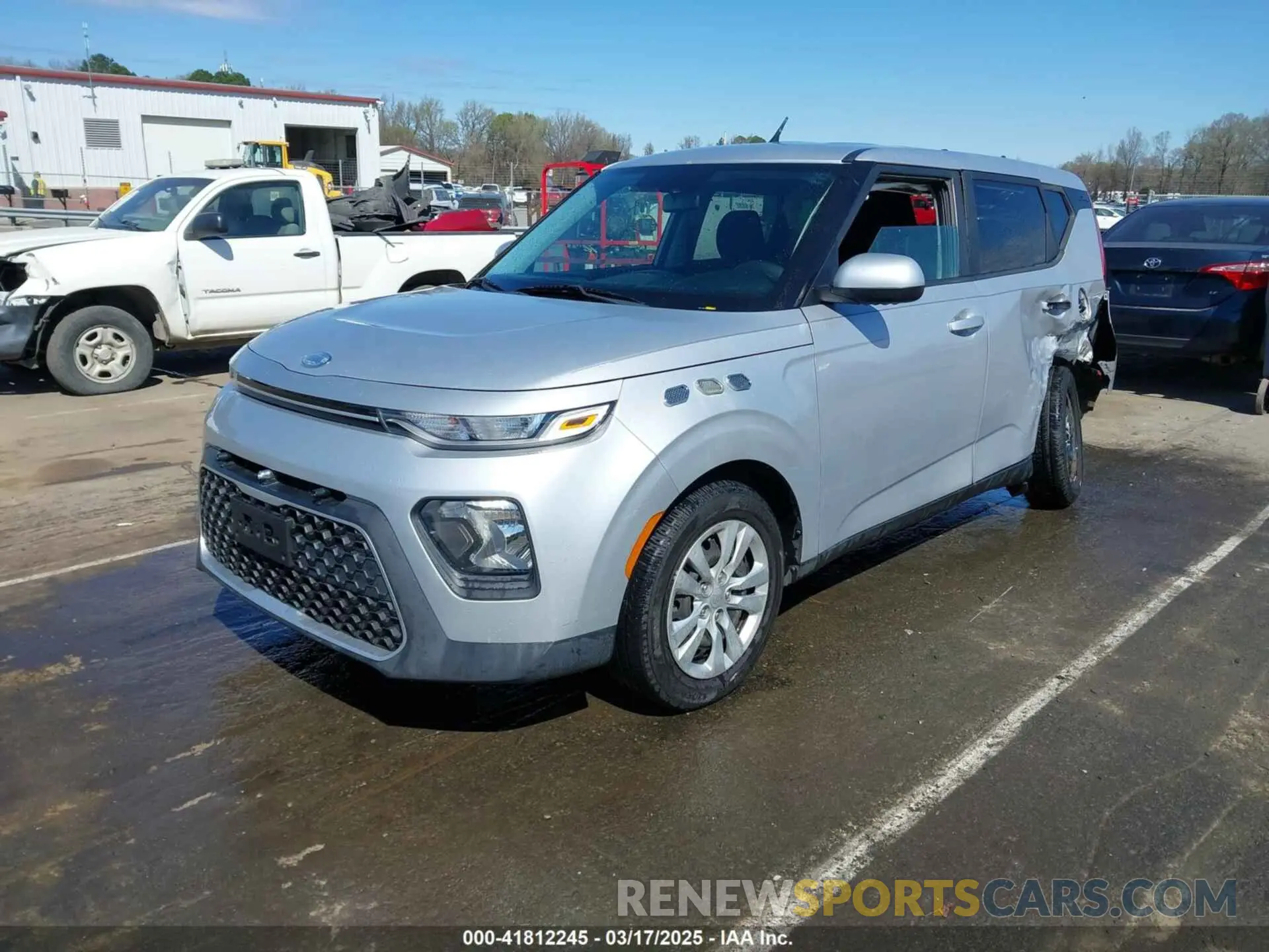 2 Photograph of a damaged car KNDJ23AU2L7004287 KIA SOUL 2020