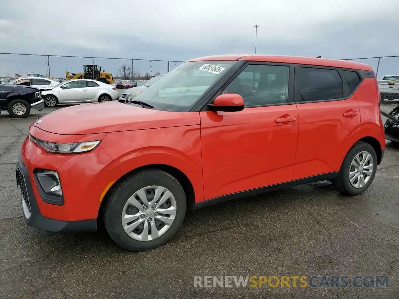1 Photograph of a damaged car KNDJ23AU2L7029593 KIA SOUL 2020