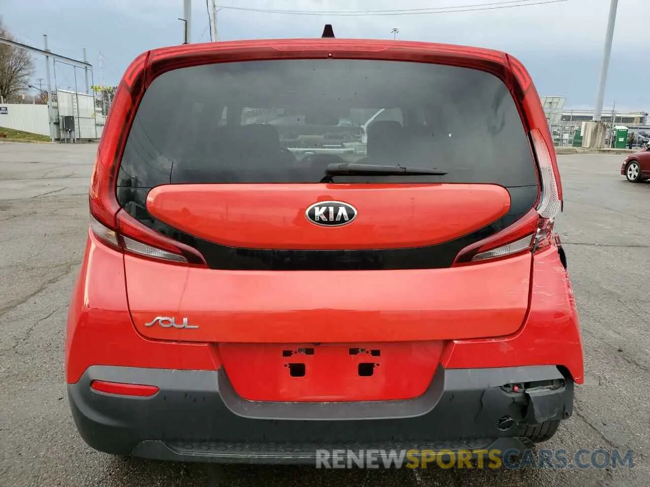 6 Photograph of a damaged car KNDJ23AU2L7029593 KIA SOUL 2020