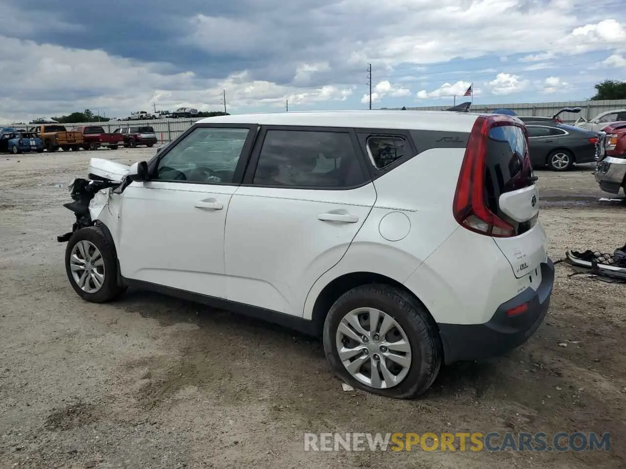 2 Photograph of a damaged car KNDJ23AU2L7043784 KIA SOUL 2020
