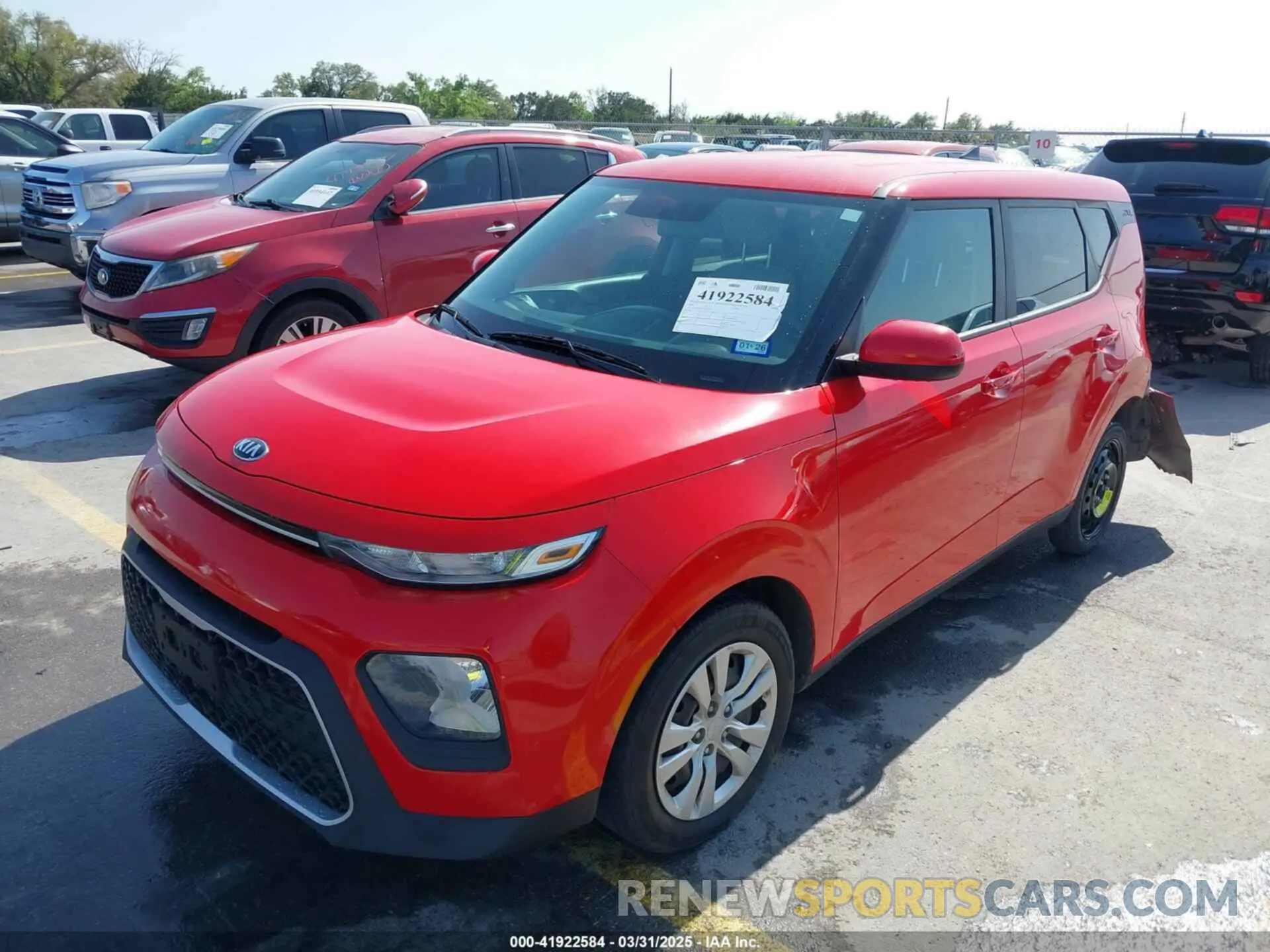 2 Photograph of a damaged car KNDJ23AU2L7045017 KIA SOUL 2020