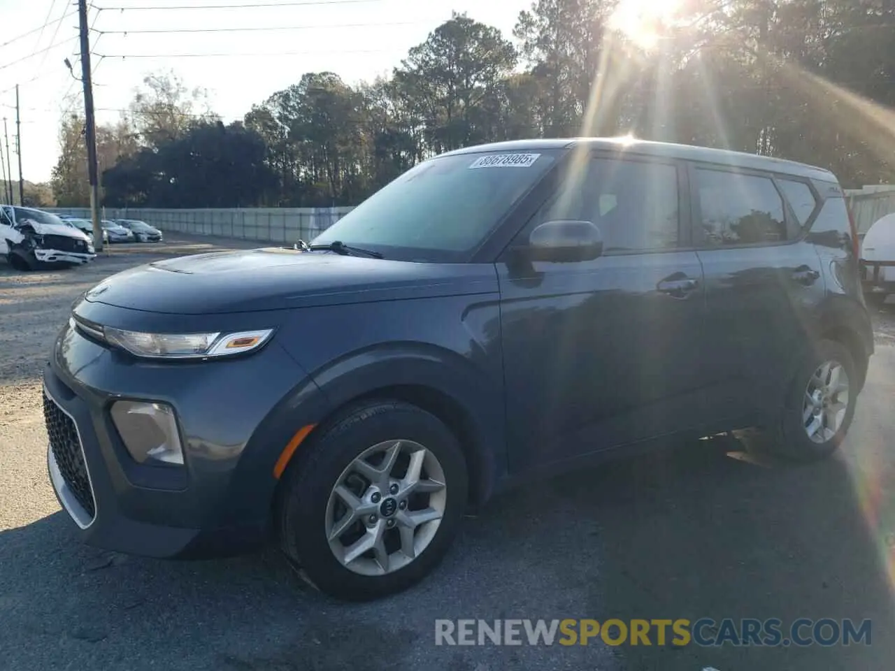 1 Photograph of a damaged car KNDJ23AU2L7059435 KIA SOUL 2020