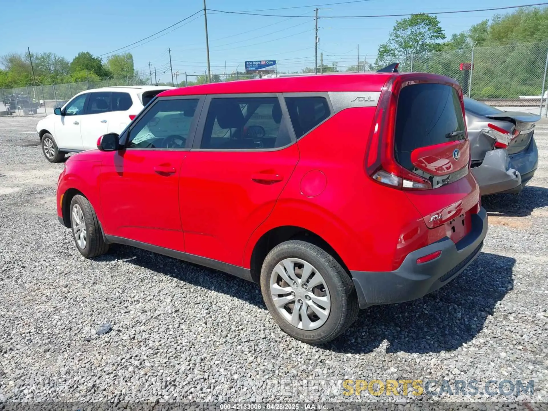 3 Photograph of a damaged car KNDJ23AU2L7068359 KIA SOUL 2020