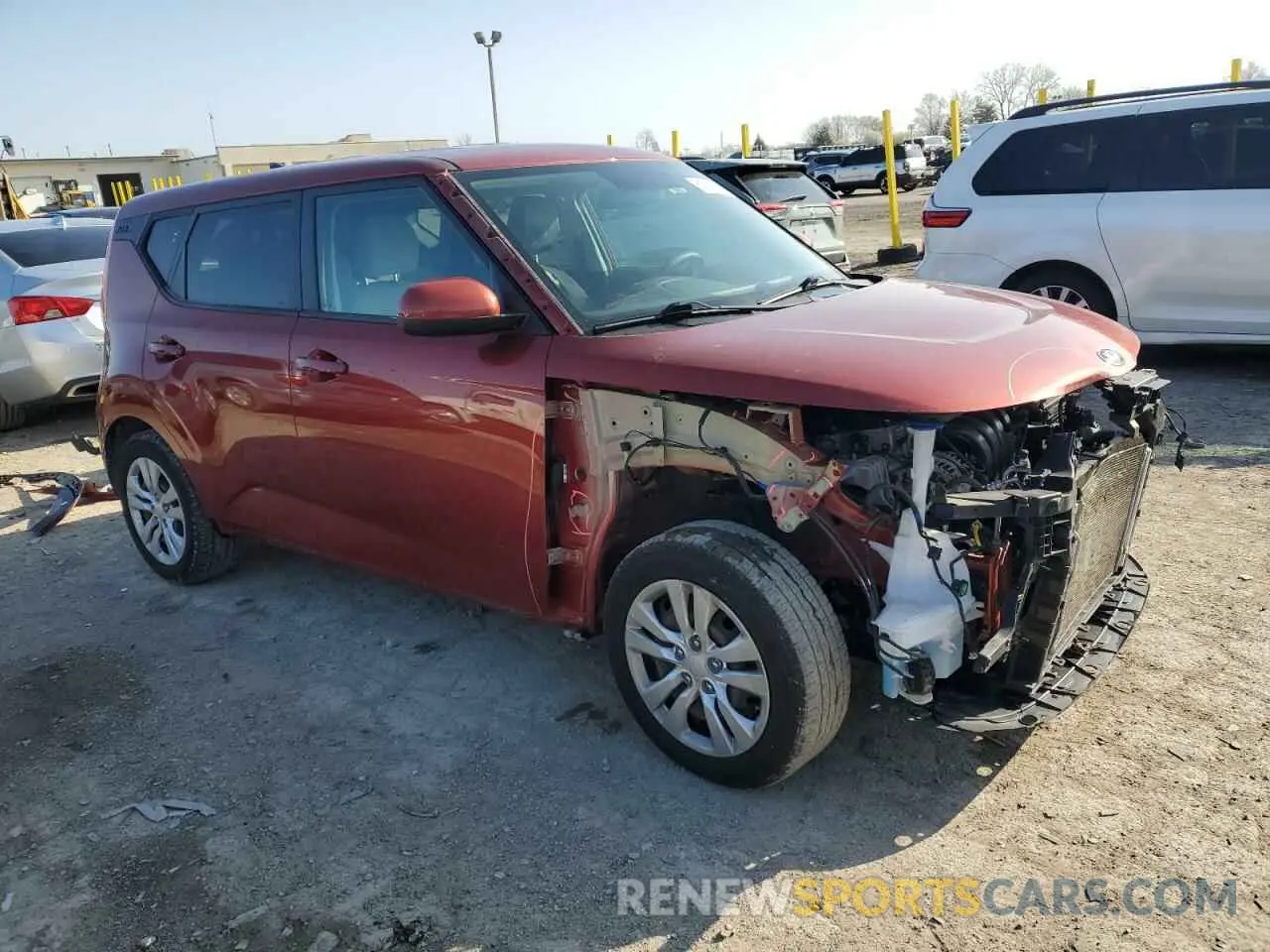 4 Photograph of a damaged car KNDJ23AU2L7081810 KIA SOUL 2020