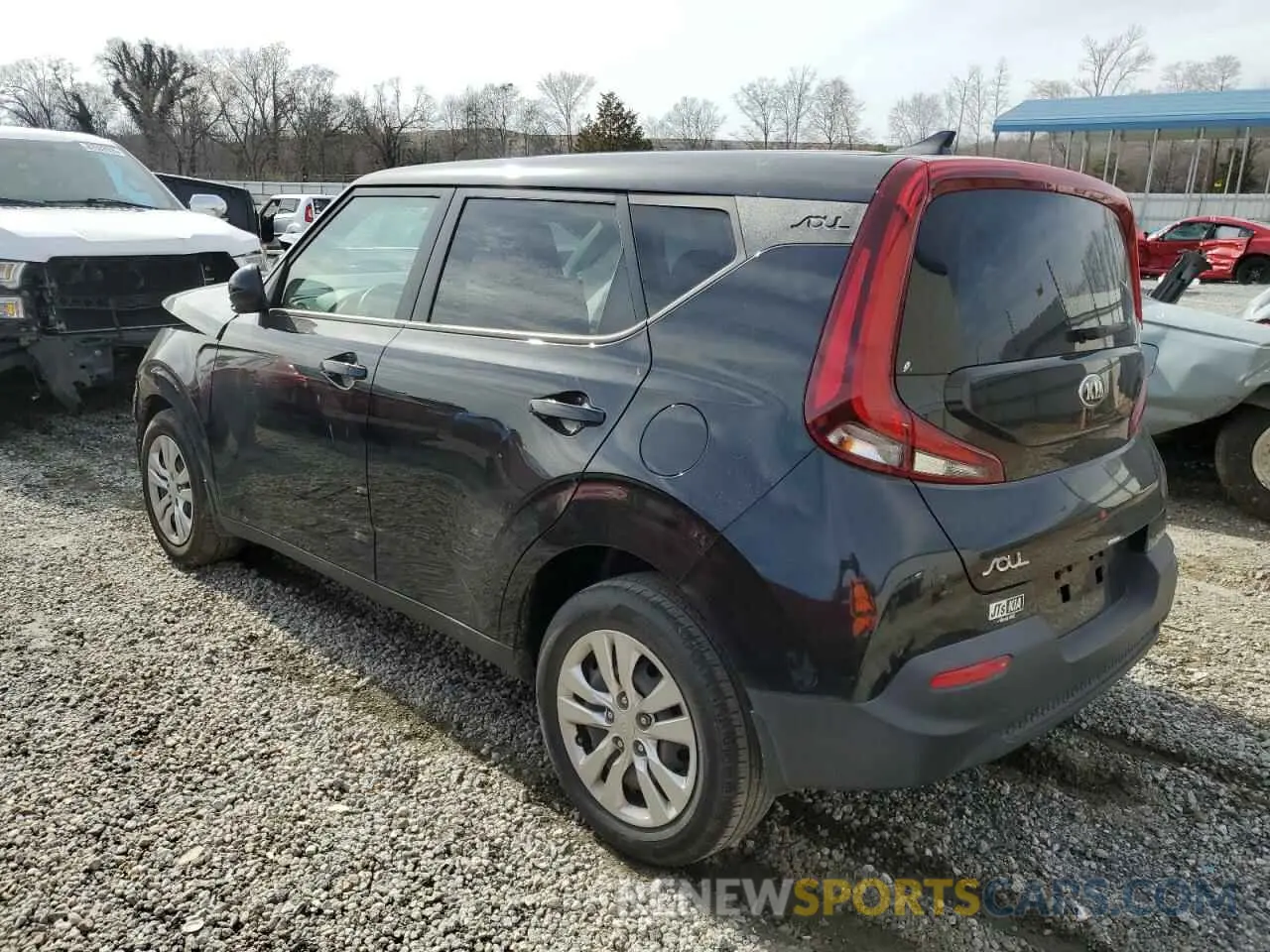 2 Photograph of a damaged car KNDJ23AU2L7703418 KIA SOUL 2020