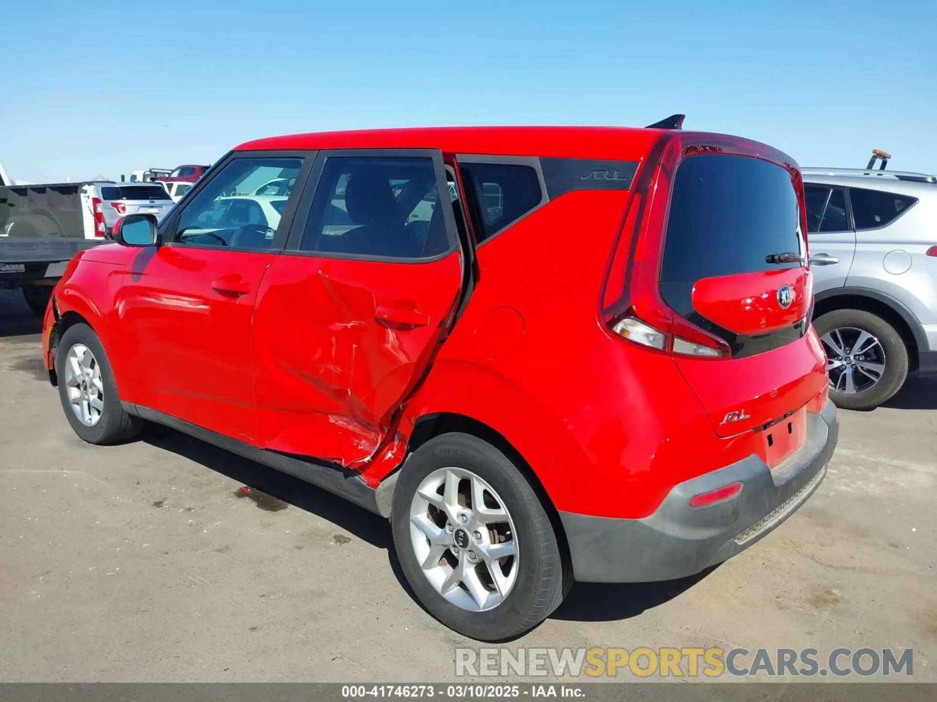 3 Photograph of a damaged car KNDJ23AU3L7025665 KIA SOUL 2020