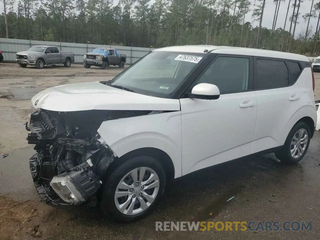 1 Photograph of a damaged car KNDJ23AU3L7048475 KIA SOUL 2020