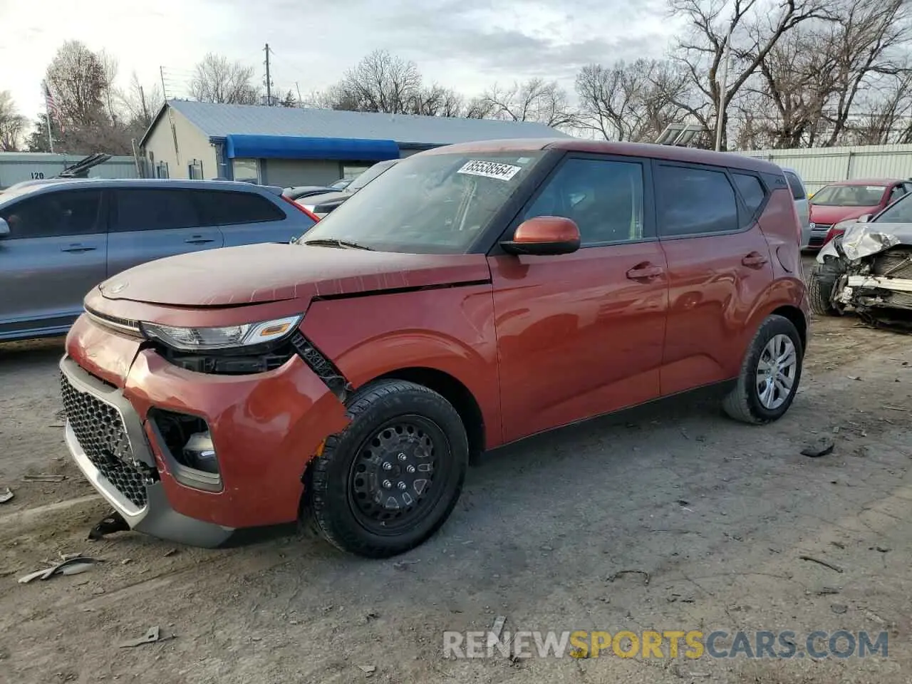 1 Photograph of a damaged car KNDJ23AU3L7080407 KIA SOUL 2020