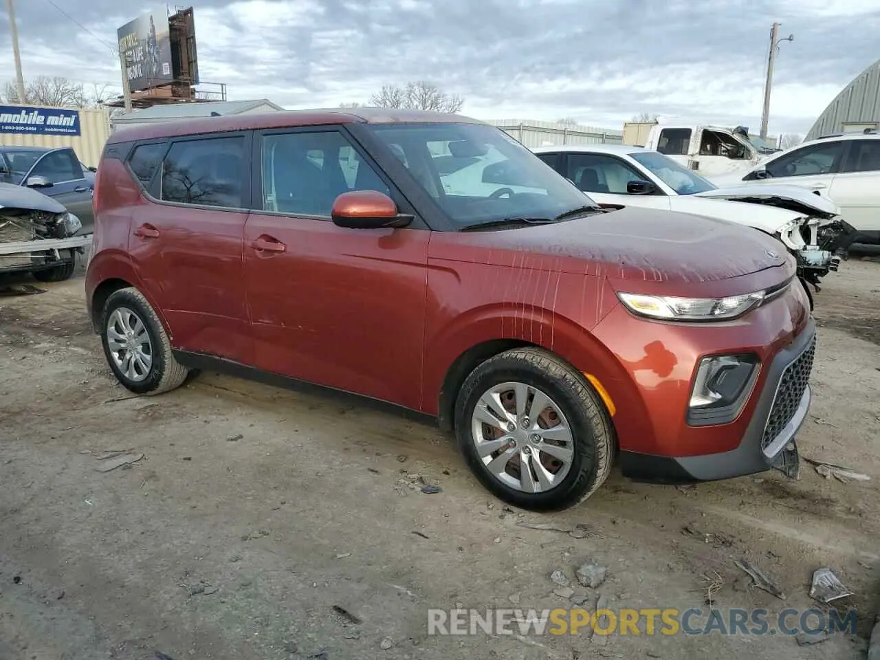 4 Photograph of a damaged car KNDJ23AU3L7080407 KIA SOUL 2020