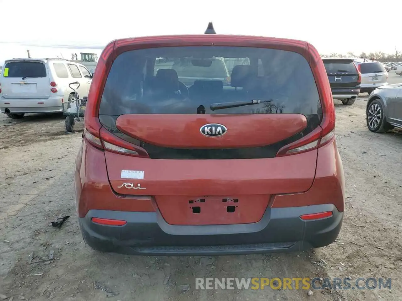 6 Photograph of a damaged car KNDJ23AU3L7080407 KIA SOUL 2020